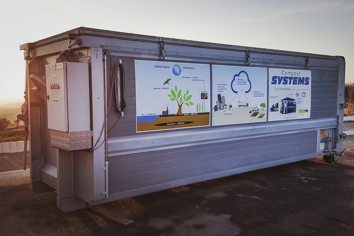 CSC-Container – container pentru tratare biologică aerobă
