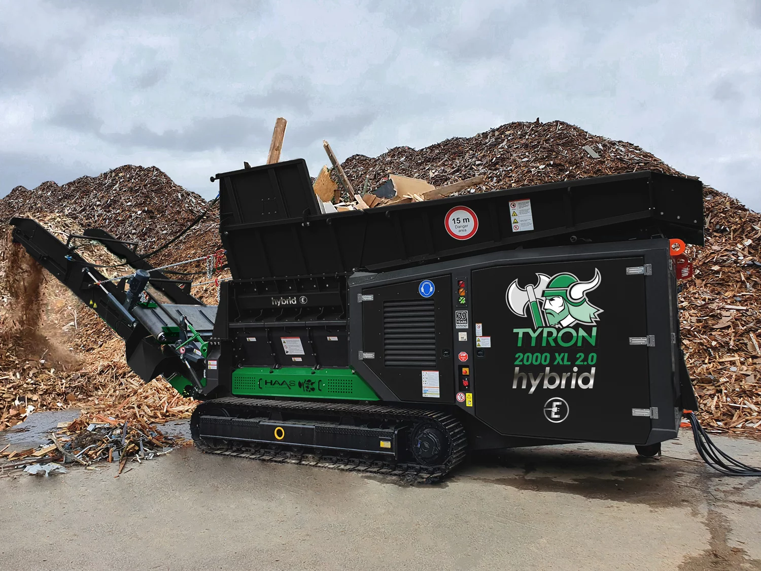 TYRON hybrid mobile Shredder
